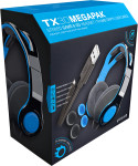Gioteck TX-30 Megapack žične stereo slušalke modro-črne barve za PS4 &
