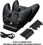 Rabljena Xbox One polnilna postaja za dva kontrolerja + 2 leti garanci