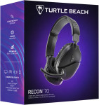 Turtle Beach Recon 70 žične slušalke črne barve za PC & PS5 & PS4 & Xb