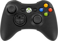 Xbox 360 silikonska prevleka za kontroler črne barve - novo