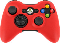 Xbox 360 silikonska prevleka za kontroler rdeče barve - novo