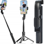 3v1 unive. teleskopski selfie stick in tripod bluetooth daljinec 90cm