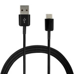 MicroUSB podatkovni kabel Type C (Fast Charge) 1m Black