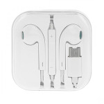 Slušalke za mobilne naprave Mega Bass Type-C - Bele