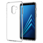 SPIGEN Liquid Crystal zaščitni ovitek (TPU) za mobilnik Samsung A8 201