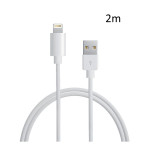 USB polnilni kabel za Apple iPhone Type-A/Lightning 2m White (Kompatib