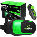 VR 3D virtualna očala za telefone Android iOS + BT daljinec APOCALYPSE