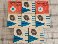 STARI MAGNETOFONSKI POSNETKI 8MM,MAGNETOPHONBAND,BASF,PHILIPS