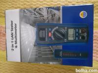 lan tester + multimeter