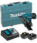 MAKITA DBN900RGK Akumulatorski žebljalnik 18V LXT (2 x 6,0Ah + DC18RC