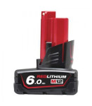 MILWAUKEE AKU.BATERIJA M12 B6 Redlithium-Ion 12V 6,0Ah