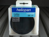 HELIOPAN Digital POLARIZER ES 77mm LICHTFILTER (Nikon, Canon ...)