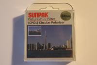 SUNPAK CPL filter 62mm