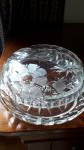 Večja kristalna šatulja za suho sadje, oreščke ali bombone (k8)