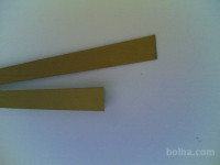 Profili iz aluminija zlate barve dolg 2 mt
