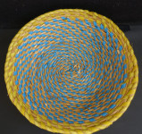 Košarica, pehar premer 23 cm, naravni in umetni material