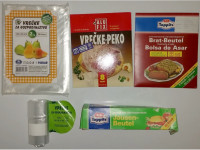 Vrečke za peko (2x), vrečke za gospodinjstvo (1x) - cena za vse skupaj