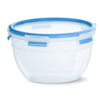 Emsa Clip & Close Frischhaltedose rund 2,6 L transparent/modra