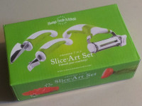 Komplet za oblikovano rezanje zelenjave (garniranje)- novo, nerabljeno