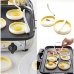 Set dveh silikonskih modelov za pečena jajca