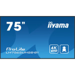 190 cm/75 palcev (3840 x 2160) iiyama ProLite LH7565UHSB-B1 16:9 4K UH
