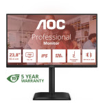 60,5 cm (23,8 palcev) 24E4U 16:09 HDMI+DP+USB IPS Lift črne barve