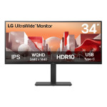 86,72 cm/34 palcev (3440 x 1440) LG 34BA75QE-B 21:9 WQHD IPS ukrivljen