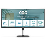 AOC 86,0 cm (34") CU34V5C/BK 21:09 HDMI+DP+USB-C Ukrivljena