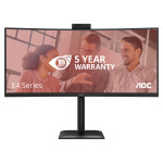 AOC CU34E4CV - 34-palčni ukrivljeni WQHD, (3440 x 1440, 120 Hz, 2x HDM