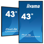iiyama LH4360UHS-B2AG digital signage 42.5" 4K UHD Wi-Fi 24/7