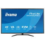 iiyama ProLite X4373UHSU-B2 monitor 108 cm (43") mat črne barve