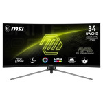 MAG 345CQRDE 34" ukrivljen monitor, 3440 x 1440, 180 Hz, 1 ms
