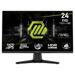 MSI MAG 242F ploski igralni TFT 24" FHD IPS 200Hz 0,5ms HDMI DP