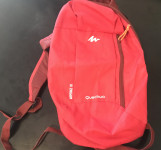 Mali mini nahrbtnik QEUCHUA 10 litrov, 3 komade rdeč + moder + siv