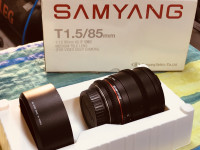 Samyang 85mm T1,5 (F1,4) za Canon