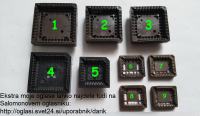 9 PLCC DIP MTG PCB podnožij za kvadrataste čipe/integrirana vezja