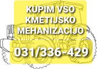 KUPIM TRAKTOR IN OSTALO KMETIJSKO MEHANIZACIJO