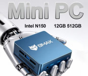 BMAX Mini PC, 12GB+512GB, N150