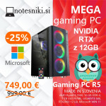 Gaming PC PCX EXTIAN – MEGA PC R5/16GB/1TB/2060/W11