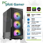 PCPLUS Gamer Ryzen 7 5700X 16GB 1TB NVMe SSD GeForce RTX 4070 12GB RGB
