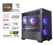Računalnik MEGA MT S7X R7-5700X/RTX4060Ti-8GB/Windows PRO