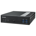 Shuttle XPC slim DL40N barebone mini PC Intel N150 brez ventilatorja