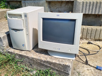 Vintage IBM monitor G54 + kišta,namizni računalnik,