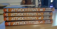 ATTACK ON TITAN manga VOL.5 6 7 8