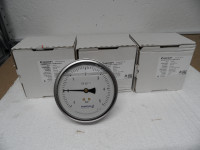 glycerinski manometer Fi 100 , ohišje INOX ,priklop zadaj G 1/2