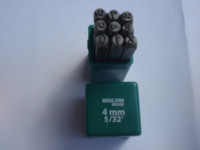 SEKALNE ŠTEVILKE ZA SEKANJE 4 IN 6 mm IN ČRKE