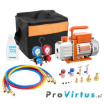 Vakumska črpalka (vakum pumpa 127L/min) +2 smernim manometrom in torba