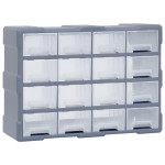 vidaXL Organizator s 16 predali 52x16x37 cm