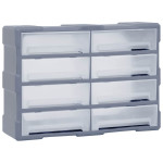 vidaXL Organizator z 8 velikimi predali 52x16x37 cm