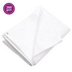 vidaXL Ponjava 260 g/m² 3x6 m bela HDPE